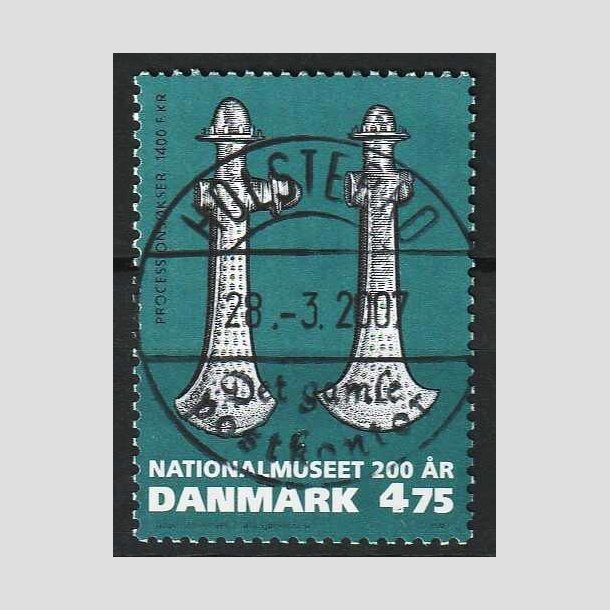 FRIM�RKER DANMARK | 2007 - AFA 1501 - Nationalmuseet 200 �r. - 4,75 kr. - Pragt Stemplet