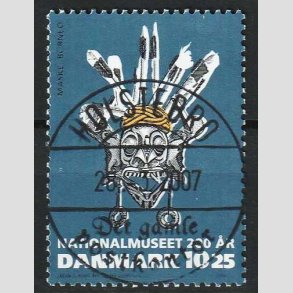 FRIM�RKER DANMARK | 2007 - AFA 1504 - Nationalmuseet 200 �r. - 10,25 Kr. - Lux Stemplet 