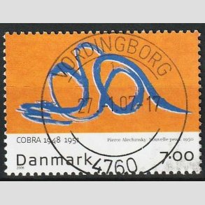 FRIM�RKER DANMARK | 2006 - AFA 1486 - Cobra-malere 9. - 7,00 Kr. - Pragt Stemplet Vordingborg