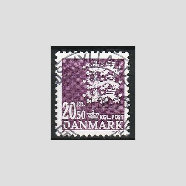FRIM�RKER DANMARK | 2008 - AFA 1532 - Lille Rigsv�ben - 20,50 Kr. violet - Lux Stemplet 