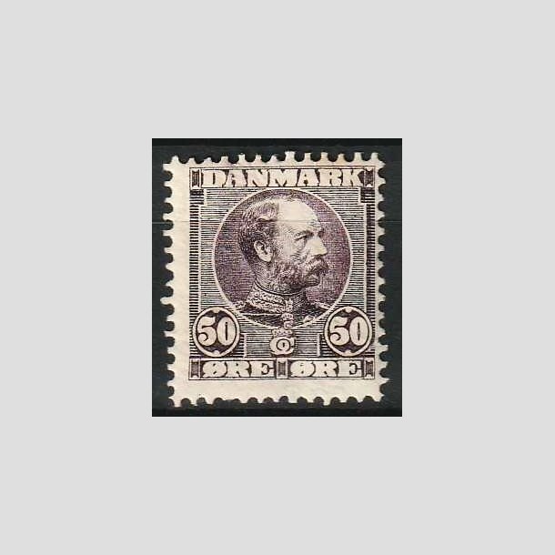 FRIM�RKER DANMARK | 1904-05 - AFA 50 - Chr. IX 50 �re lilla - Ubrugt