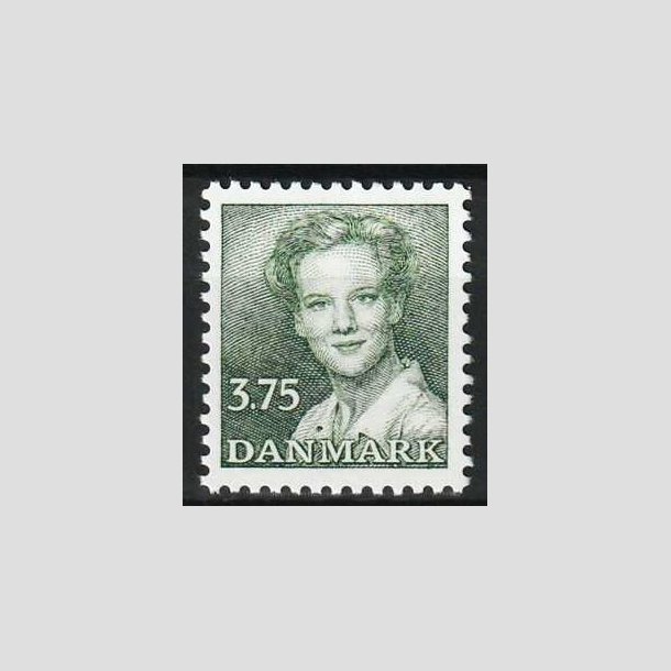 FRIM�RKER DANMARK | 1990 - AFA 956 - Dronning Margrethe - 3,75 Kr. gr�n - Postfrisk