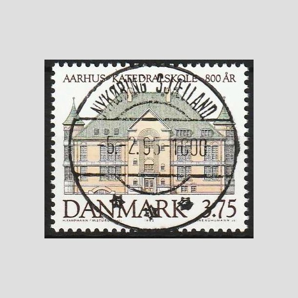 FRIM�RKER DANMARK | 1995 - AFA 1084 - Aahus Katedralskole 800 �r - 3,75 Kr. flerfarvet - Lux Stemplet
