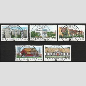 FRIM�RKER DANMARK | 2003 - AFA 1356-60 - Danske boliger II. - Komplet s�t - Lux Stemplet