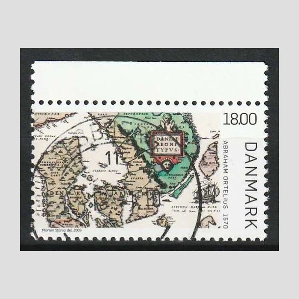 FRIM�RKER DANMARK | 2009 - AFA 1588 - Gamle Danmarkskort - 18,00 Kr. - Stemplet Esbjerg