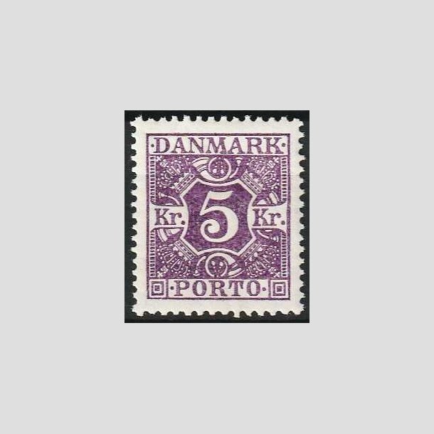 FRIM�RKER DANMARK | 1921-25 - AFA 16 - 5 kr. violet - Ubrugt