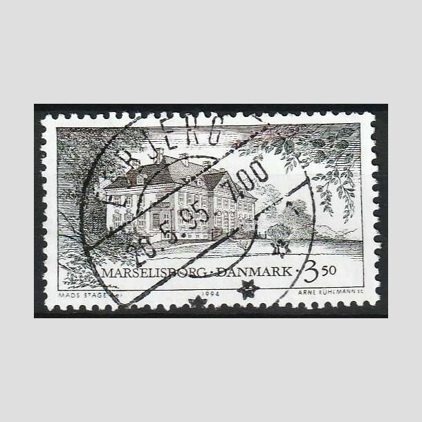 FRIM�RKER DANMARK | 1994 - AFA 1062 - Danske Slotte - 3,50 Kr. flerfarvet - Pragt Stemplet