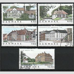 FRIM�RKER DANMARK | 2004 - AFA 1378-82 - Danske boliger III. - Komplet s�t - P�nt Hj�rnestemplet