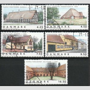 FRIM�RKER DANMARK | 2005 - AFA 1417-21 - Danske boliger II. - 4,25 - 16,50 Kr. i s�t - P�nt Hj�rnestemplet 