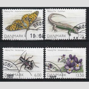FRIM�RKER DANMARK | 2007 - AFA 1512-15/16 - Danmarks natur I - komplet s�t FRA MINIARK - Flot Stemplet