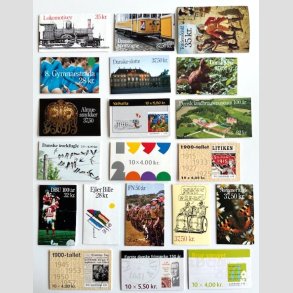 FRIM�RKER DANMARK | H�FTER | Lot med 20 stk. forskellige postfriske frim�rkeh�fter
