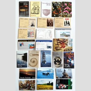 FRIM�RKER DANMARK | H�FTER | Lot med 25 stk. forskellige postfriske frim�rkeh�fter