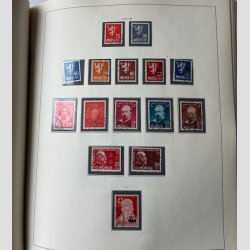 FRIMRKER NORGE: God tt besat samling, nrmest komplet ml. 1945-2000, pnt stemplet