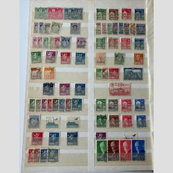 FRIMRKER NORGE: Parti i 5 stk. indstiksbger med lager, samling mv. nsten alt er stemplet.