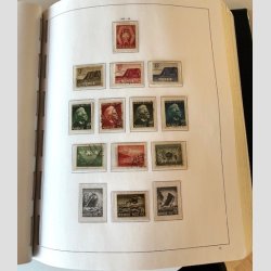 FRIM�RKER NORGE: Fin samling i Stender Album til �r 2005 med en del postfrisk i den nyere del.