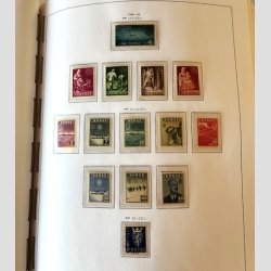 FRIM�RKER NORGE: Fin samling i Stender Album til �r 2005 med en del postfrisk i den nyere del.