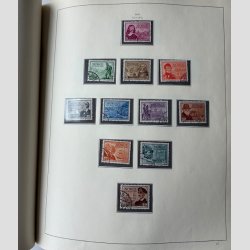 FRIMRKER NORGE: God tt besat samling, nrmest komplet ml. 1945-2000, pnt stemplet