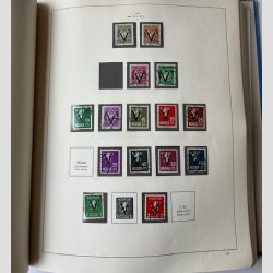 FRIMRKER NORGE: God tt besat samling, nrmest komplet ml. 1945-2000, pnt stemplet