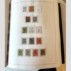 FRIM�RKER NORGE: Fin samling i Stender Album til �r 2005 med en del postfrisk i den nyere del.