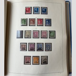 FRIMRKER NORGE: God tt besat samling, nrmest komplet ml. 1945-2000, pnt stemplet