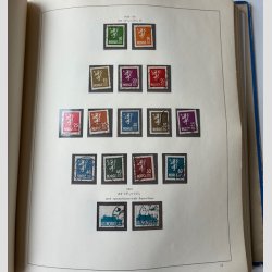 FRIMRKER NORGE: God tt besat samling, nrmest komplet ml. 1945-2000, pnt stemplet