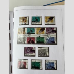 FRIMRKER NORGE: God tt besat samling, nrmest komplet ml. 1945-2000, pnt stemplet