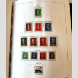 FRIM�RKER NORGE: Fin samling i Stender Album til �r 2005 med en del postfrisk i den nyere del.