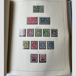 FRIMRKER NORGE: God tt besat samling, nrmest komplet ml. 1945-2000, pnt stemplet