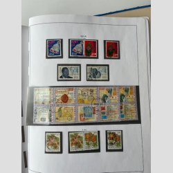 FRIMRKER NORGE: God tt besat samling, nrmest komplet ml. 1945-2000, pnt stemplet