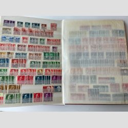 FRIMRKER NORGE: Parti i 5 stk. indstiksbger med lager, samling mv. nsten alt er stemplet.