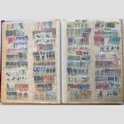 FRIMRKER NORGE | Proppet 32 siders lagerbog med rigtigt mange mrker frem til nyere.  