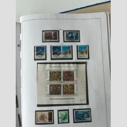 FRIMRKER NORGE: God tt besat samling, nrmest komplet ml. 1945-2000, pnt stemplet