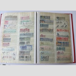 FRIMRKER NORGE: Parti i 5 stk. indstiksbger med lager, samling mv. nsten alt er stemplet.