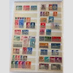 FRIMRKER NORGE: Parti i 5 stk. indstiksbger med lager, samling mv. nsten alt er stemplet.