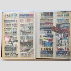 FRIMRKER NORGE | Proppet 32 siders lagerbog med rigtigt mange mrker frem til nyere.  