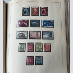 FRIMRKER NORGE: God tt besat samling, nrmest komplet ml. 1945-2000, pnt stemplet