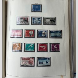 FRIMRKER NORGE: God tt besat samling, nrmest komplet ml. 1945-2000, pnt stemplet