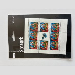 FRIM�RKER DANMARK | 2002 - AFA 1308 (SM�ARK NR. 4) - Tegneserier - 5,50 kr. x 8 - Postfrisk