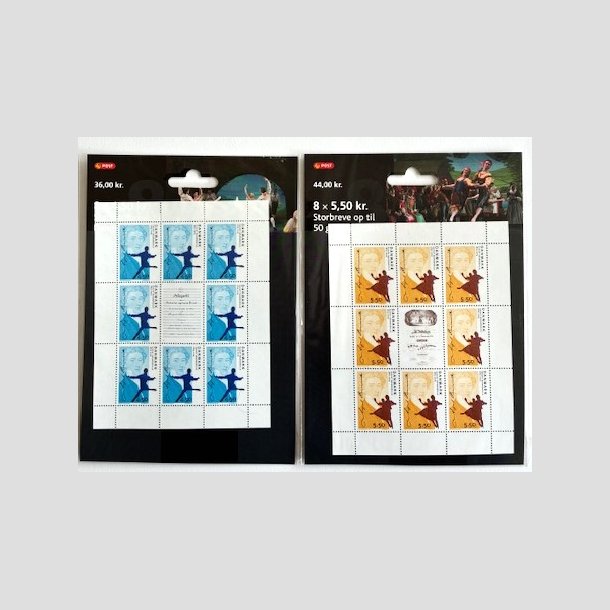 FRIMRKER DANMARK | 2005 - AFA 1432+33 (SMARK NR. 22+23) - August Bournonville - Postfrisk