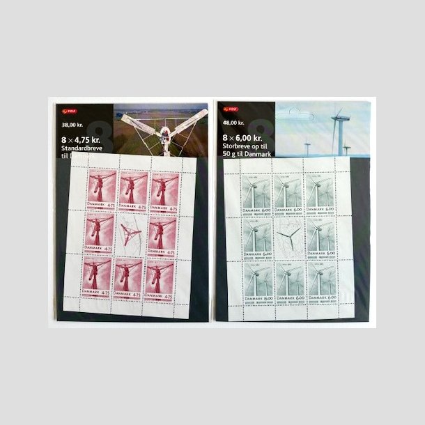 FRIMRKER DANMARK | 2007 - AFA 1493+94 (SMARK NR. 29+30) - Danske vindmller - Postfrisk