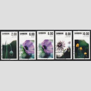 FRIM�RKER DANMARK | 2011 - AFA 1663-66 - Sommerens blomster - Komplet S�t - Pragt Stemplet