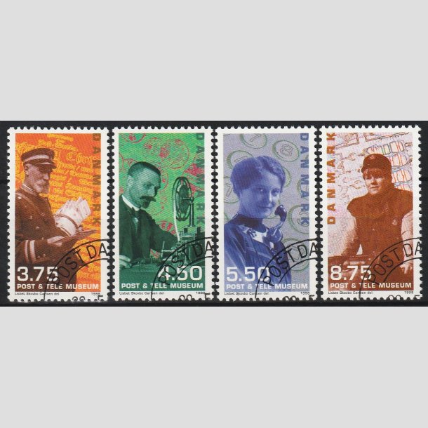 FRIM�RKER DANMARK | 1998 - AFA 1176-79 - Post &amp; Tele Museet - Komplet s�t - Flot Stemplet