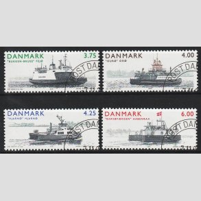 FRIM�RKER DANMARK | 2001 - AFA 1299-1302 - �-f�rger - i s�t - Flot Stemplet 