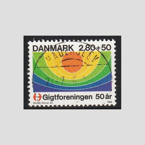 FRIM�RKER DANMARK | 1986 - AFA 855 - Gigtforeningen 50 �r - 2,80 Kr. + 50 �re - Lux Stemplet