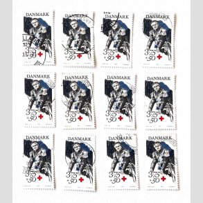 FRIM�RKER DANMARK | 1994 - AFA 1069 - Prins Henrik 60 �r. - 3,75 Kr. + 50 �re x 12 - P�nt Stemplet