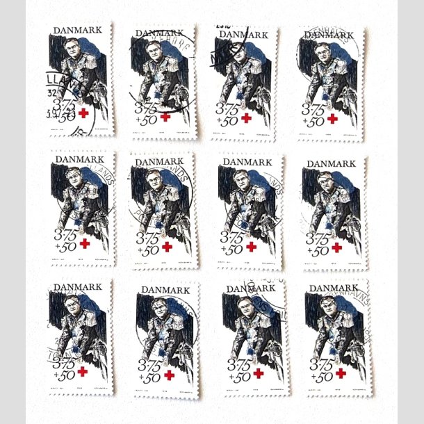 FRIM�RKER DANMARK | 1994 - AFA 1069 - Prins Henrik 60 �r. - 3,75 Kr. + 50 �re x 12 - P�nt Stemplet