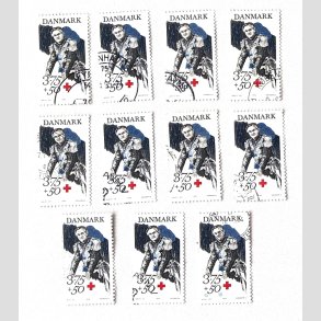 FRIM�RKER DANMARK | 1994 - AFA 1069 - Prins Henrik 60 �r. - 3,75 Kr. + 50 �re x 11 - P�nt Stemplet