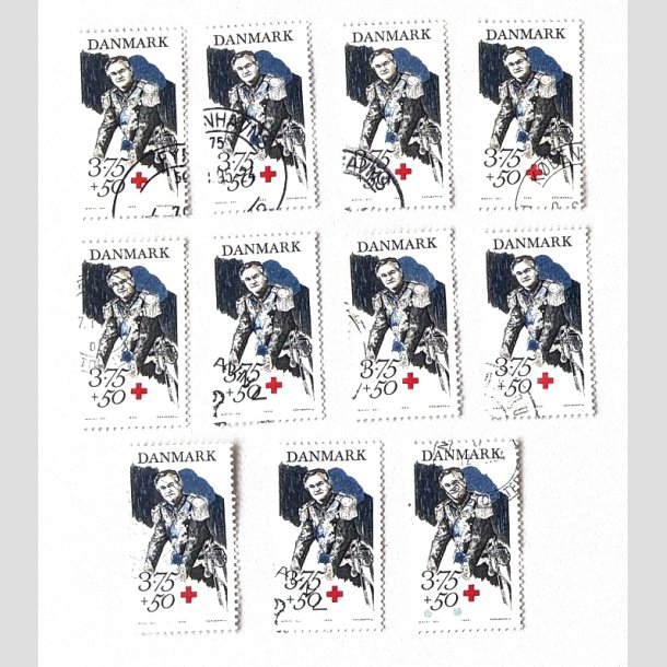 FRIM�RKER DANMARK | 1994 - AFA 1069 - Prins Henrik 60 �r. - 3,75 Kr. + 50 �re x 11 - P�nt Stemplet