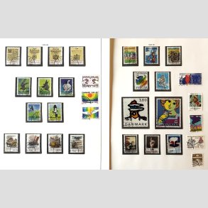FRIM�RKER DANMARK | 1985-86 - AFA 831 mv. - Flere komplette s�t mv. - Flot Stemplet 