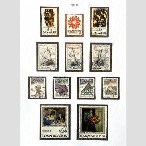 FRIM�RKER DANMARK | 1996-97 - AFA 1119 mv. - Flere komplette s�t mv. - Flot Stemplet 
